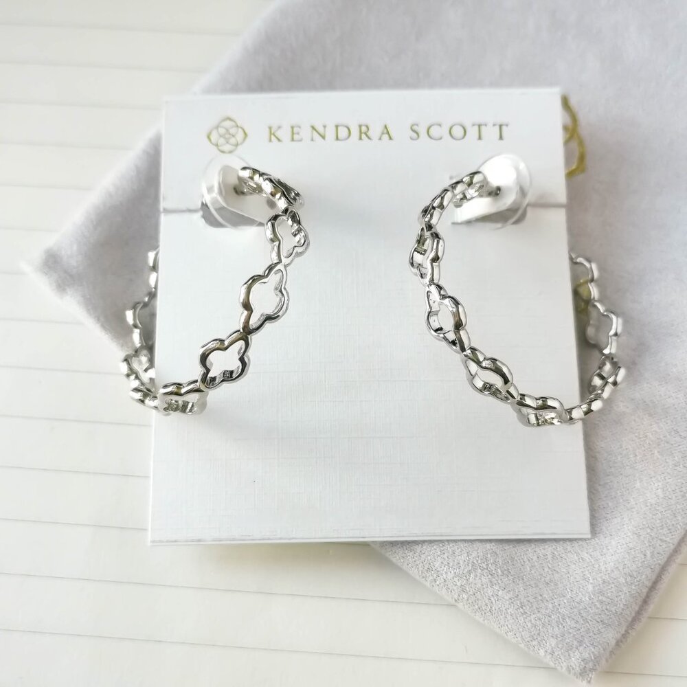 Kendra Scott jewelry - Abbie Silver Hoop Earrings